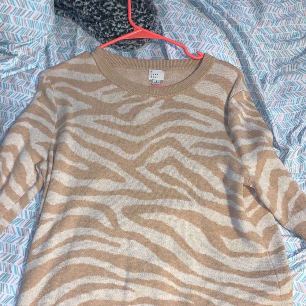 Women’s animal print sweater